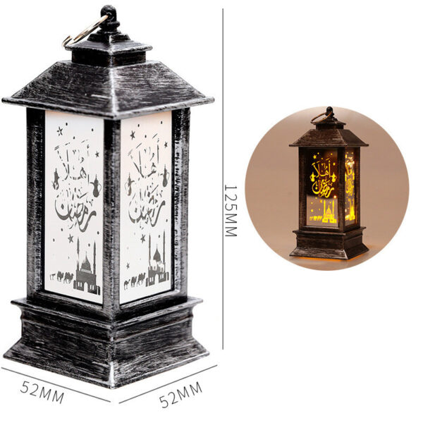 New Plastic LED Wind Lantern Eid Mubarak Gift - Image 9