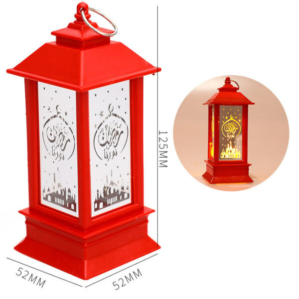 New Plastic LED Wind Lantern Eid Mubarak Gift - Image 4