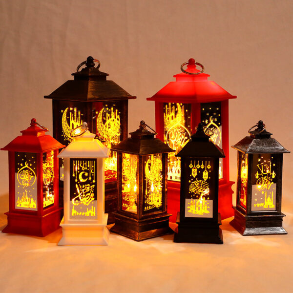 New Plastic LED Wind Lantern Eid Mubarak Gift - Image 6