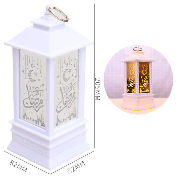 New Plastic LED Wind Lantern Eid Mubarak Gift - Image 8