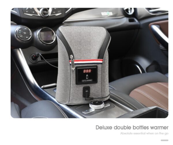 Car USB Baby Bottle Warmer Portable Travel Breast Milk Warmer - Image 7