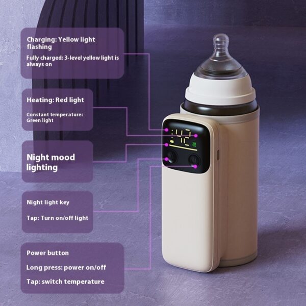 Baby Bottle Insulation Cover Universal Heating Constant Temperature Milk Warmer - Image 6