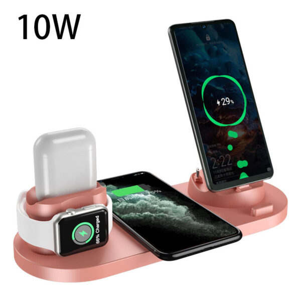 Wireless Charger For IPhone Fast Charger For Phone Fast Charging Pad For Phone Watch 6 In 1 Charging Dock Station - Image 9